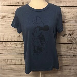 Blue women Minnie Mouse shirt size large